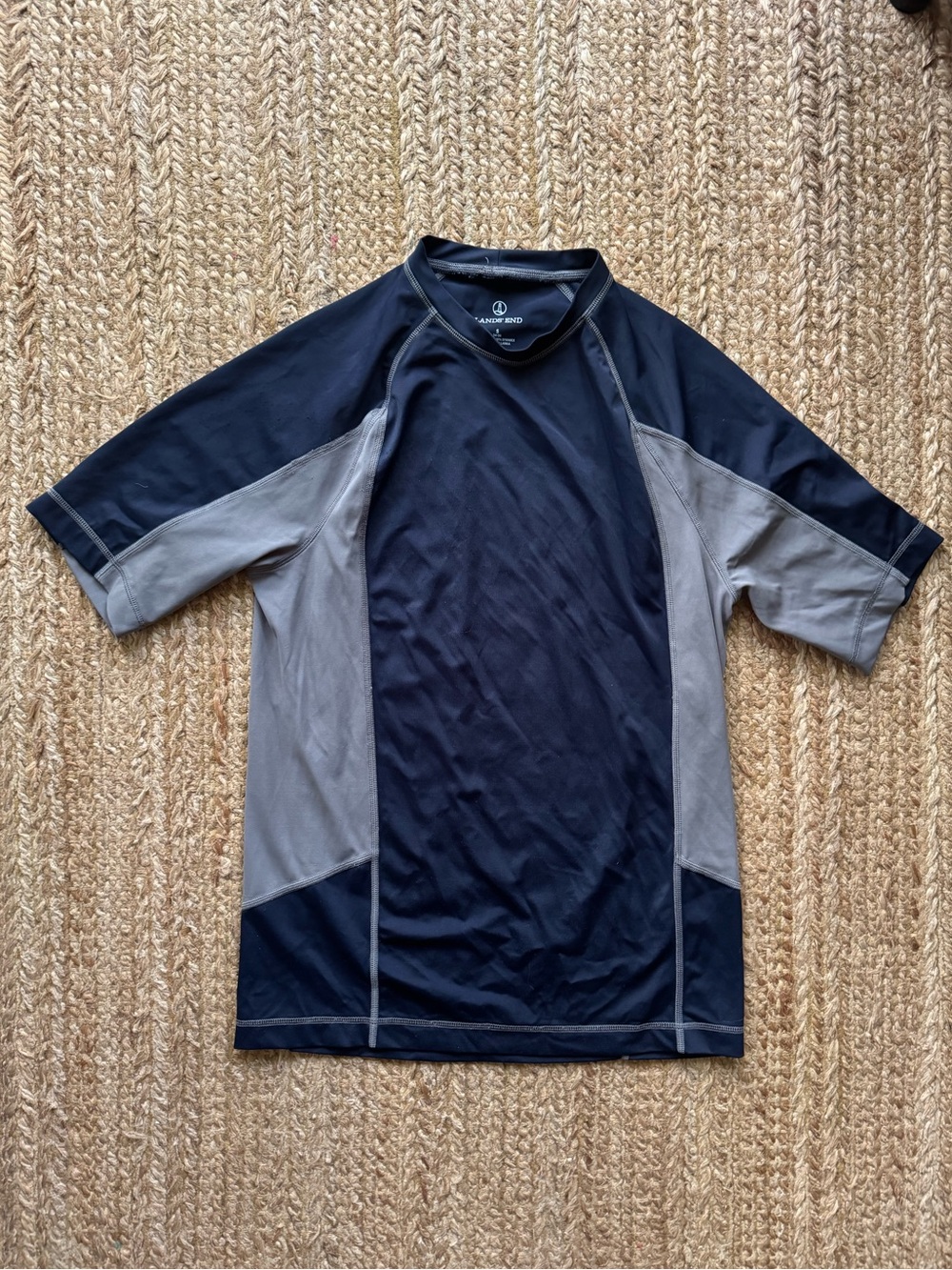 Mens Lands End Rash Guard